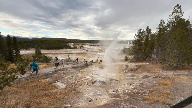 傍晚的園區不太有生氣