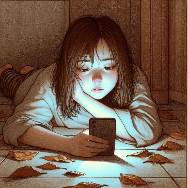 作者以 Bing Image Creator 生成圖像，靈感來自《熬夜與虛無》詩作意象（僅供本文使用，未經授權請勿擷取或另作用途。）