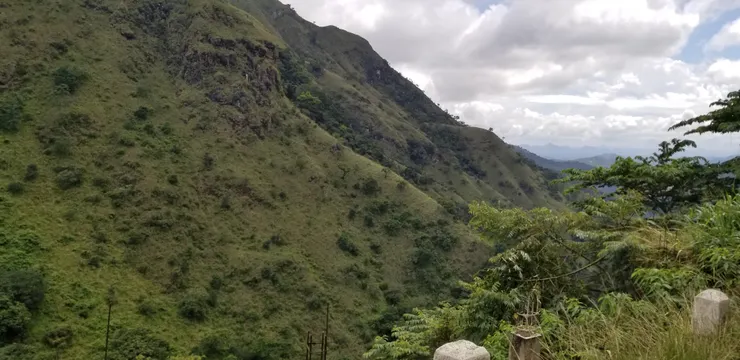 地貌又和山上的風景不同，這裏是山谷的地勢