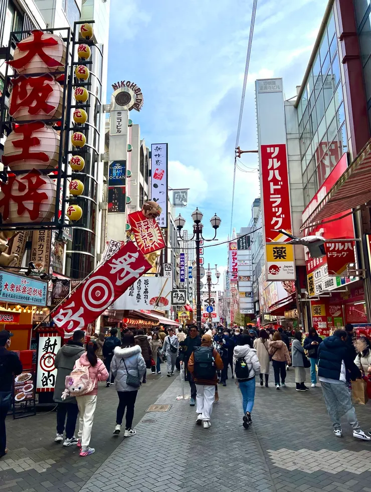 大阪道頓堀商圈街景 作者拍攝