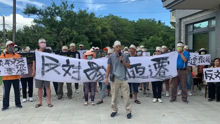 龍科擴大徵收引發當地人抗議。圖：劉康彣攝