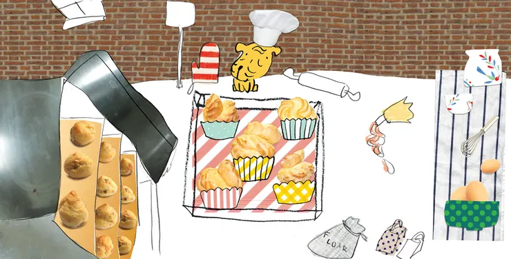 肯妮在研究所時期嘗試以電腦繪圖結合實物照片做拼貼