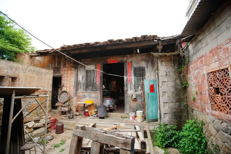 陽翟老街內破落的景象