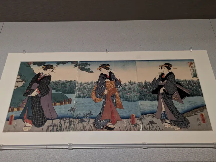 堀切菖蒲盛開圖--歌川國貞