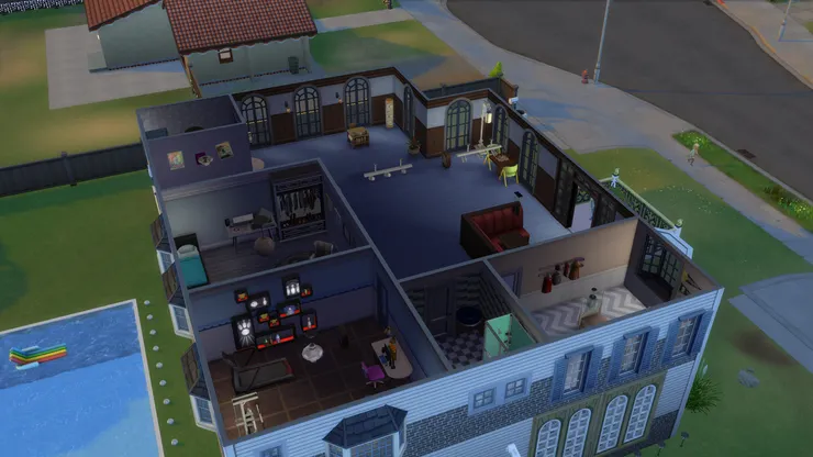 二樓的格局就是這樣。