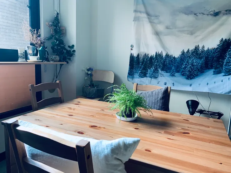 當時購入的一組ikea桌椅