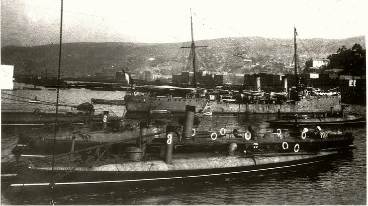 智利魚雷艇，投入了太平洋戰爭。