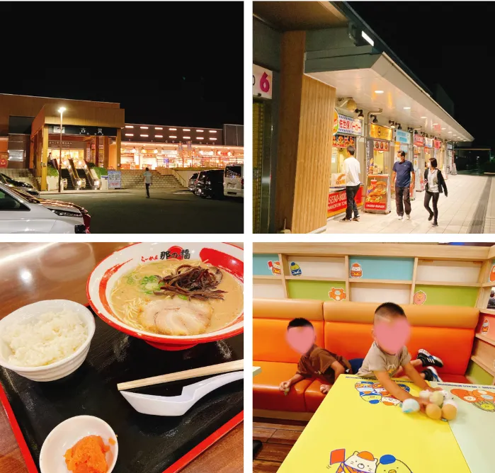 七點半的高速公路服務區