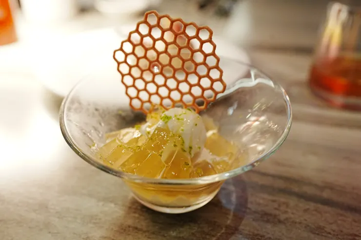 現作檸檬愛玉，讚