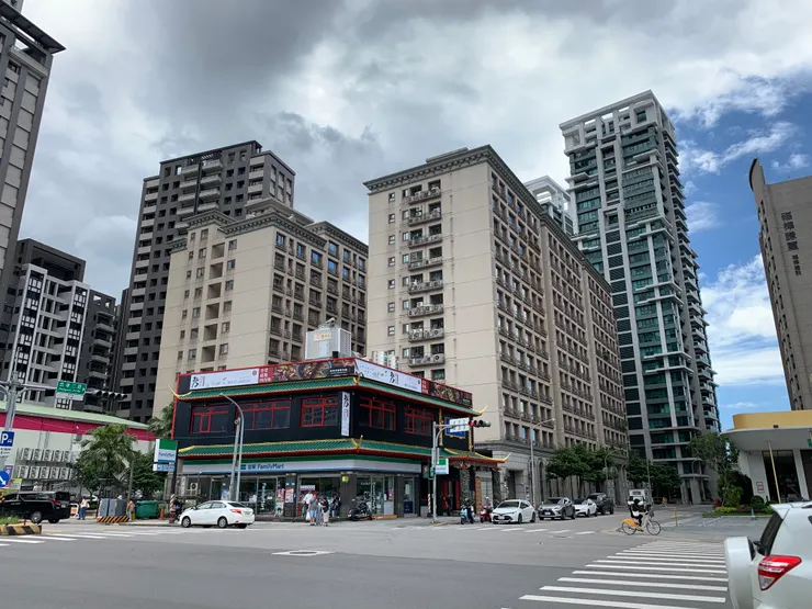 美麗的各式建築大樓