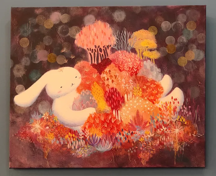 依然豐盛的愛你   複製畫   2021  徐芳薇  單耳兔創作