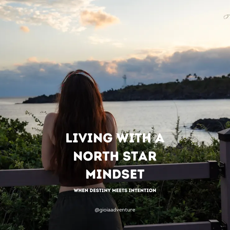 Looking at the lighthouse in Jeju-do