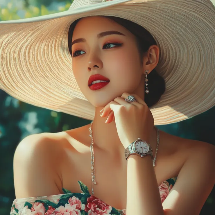 這張不知道為什麼變成托腮