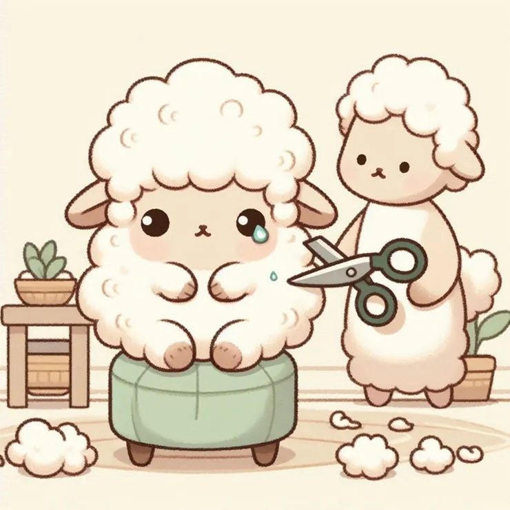 小羊剪毛