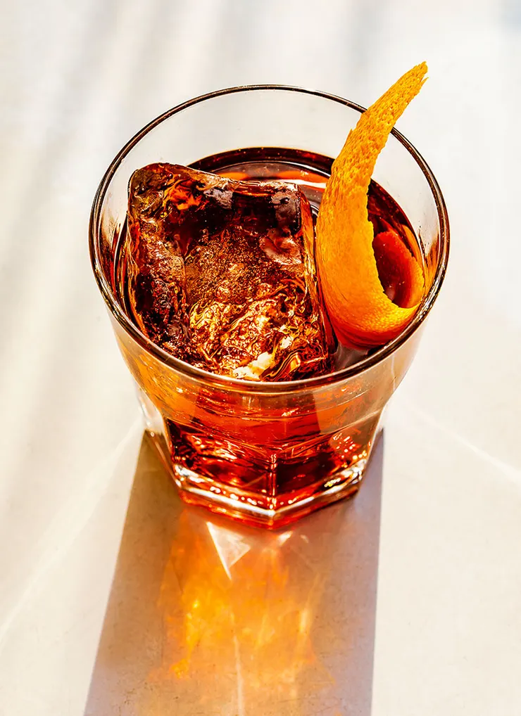 Boulevardier, One part Negroni one part Manhattan