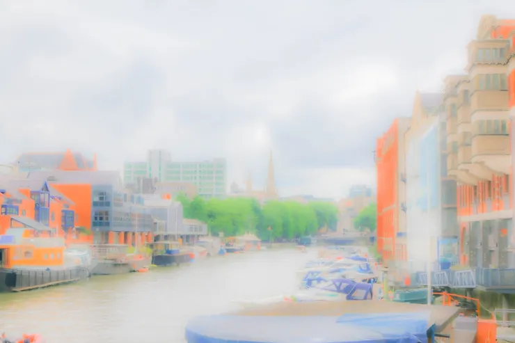 布里斯托的港灣一景