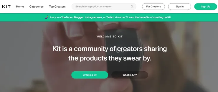 參考範例 : Kit.co 官網