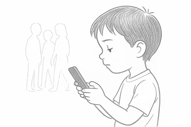 演算法雖然讓人找到了歸屬感，實際上卻常常讓自己跟其他人之間的關係更加疏離。圖片來自AI繪圖。