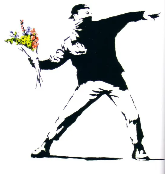 Banksy, Wall and Piece, 2006(圖片來源:Banksy Explained)