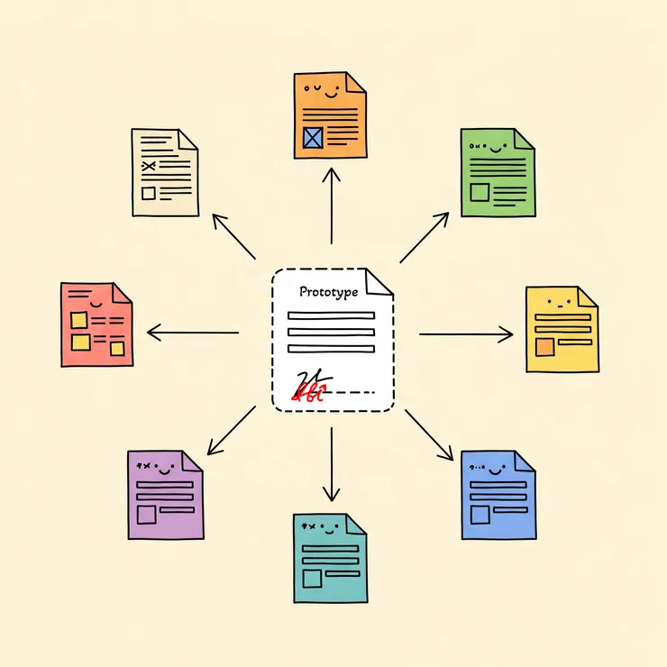 原型 (Prototype)：套模生產