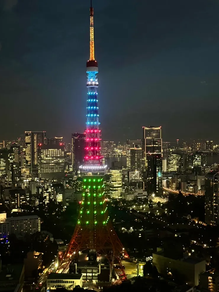 東京鐵塔 / 2025東京馬拉松主視覺配色