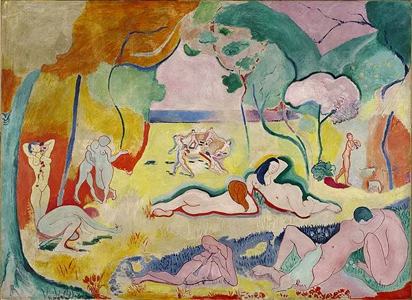 Henri Matisse 《喜悅生活 The Joy of Life》1905-1906年| 油彩 | 美國賓州巴尼斯基金會 Barnes Foundation
