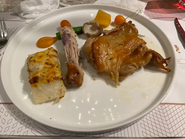 海陸雙拼(雞腿+魚排)