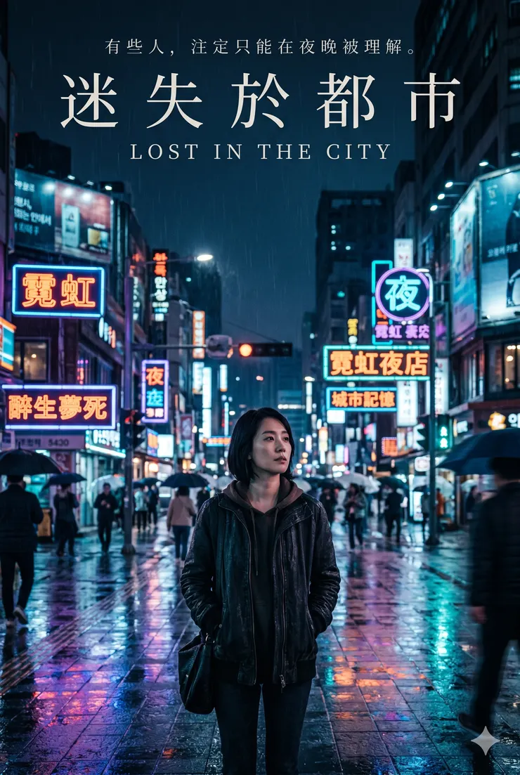電影感人物海報