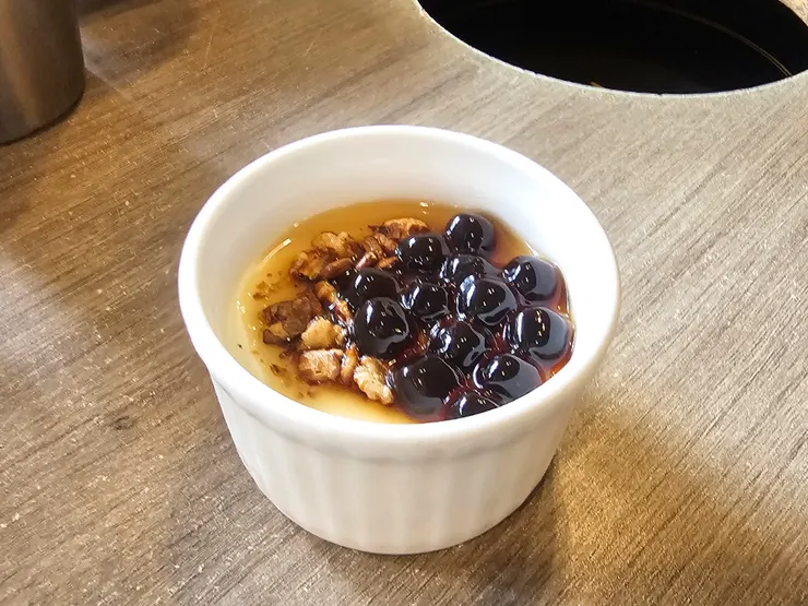 Q彈珍珠配上濃郁奶酪,是火鍋後最完美的句點。