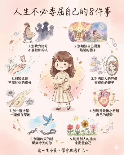 人生不必委屈自己的8件事