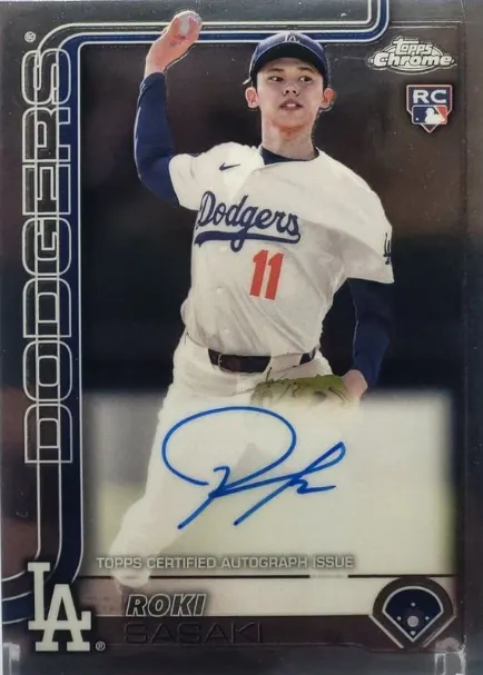 2025 Topps Chrome rookie auto