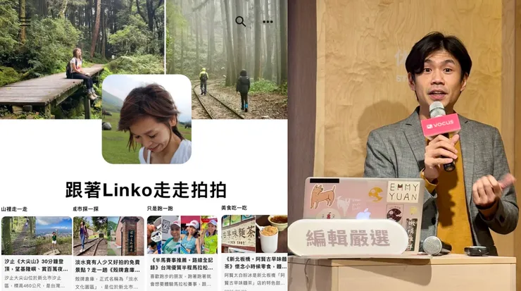 (左圖)本人的方格子😆 (右圖)年輕有為的創辦人翁子騏David