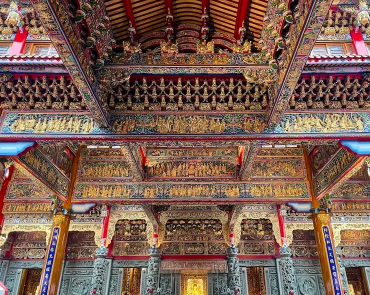 主殿內千年檜木建築工藝精緻（圖片截圖於網路）