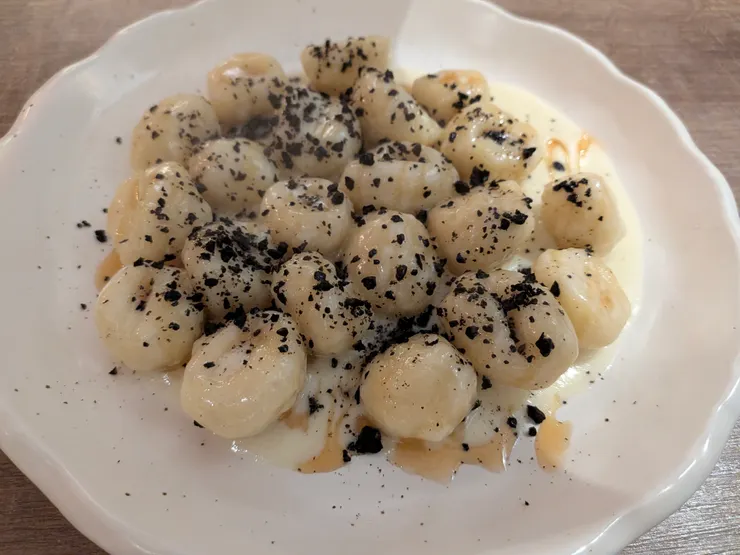 很愛洋芋糰子下面的辣蜂蜜！