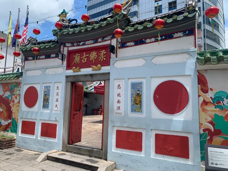 封面：柔佛古廟。