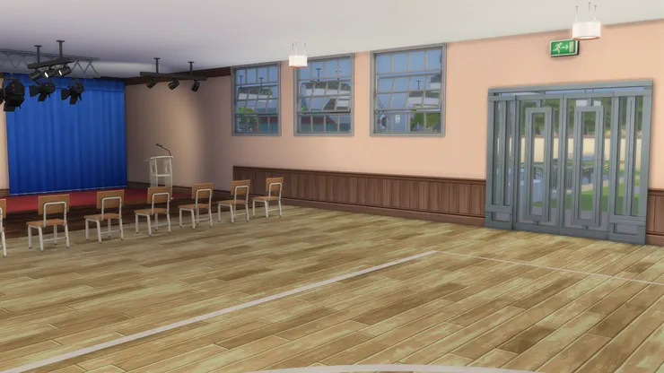 地上的白線會漸漸變成黃線...我記得有一次我的體育老師叫我們：「沿著白線...(不記得做什麼動作)。」有個同學即時喊：「miss，這條線是黃色的哦。」老師回答：「這條線在我心目中永遠都是白色的，現在趕快把動作完成。」