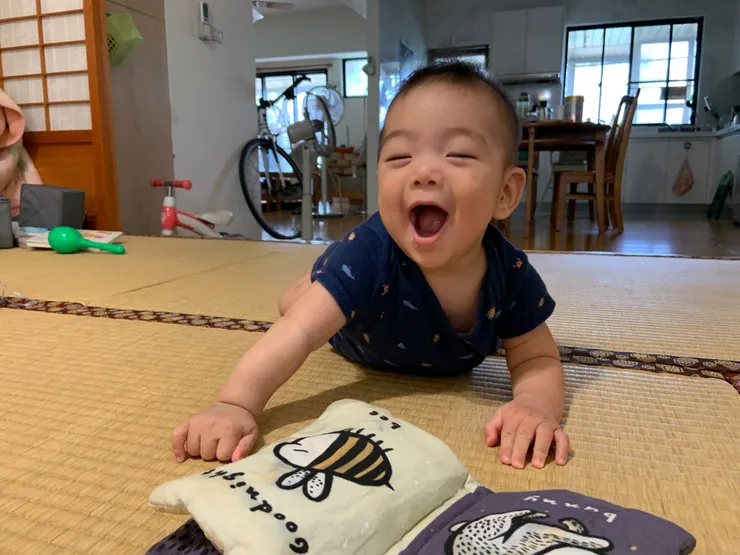 開始爬行的冬(5個半月)