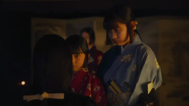 強裝堅強與女兒道別的阿市