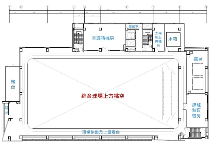 6層平面圖(圖自台北市政府工務局新建工程處)