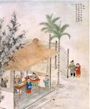 《番社采風圖》裡面的番人建築