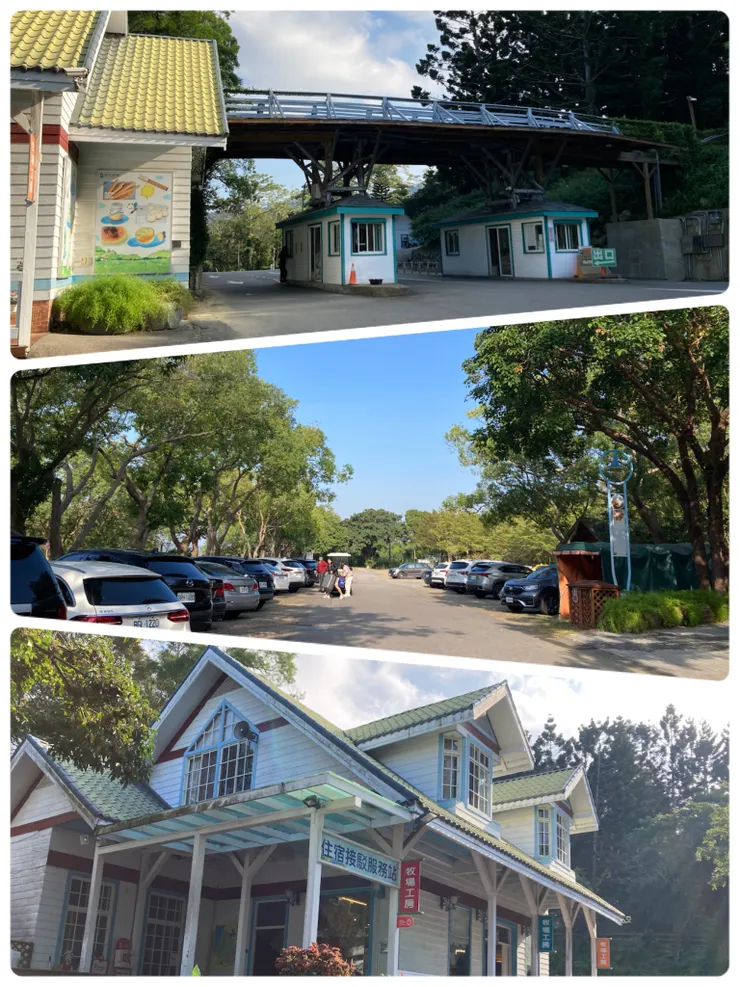 園區內停車場非常寬敞