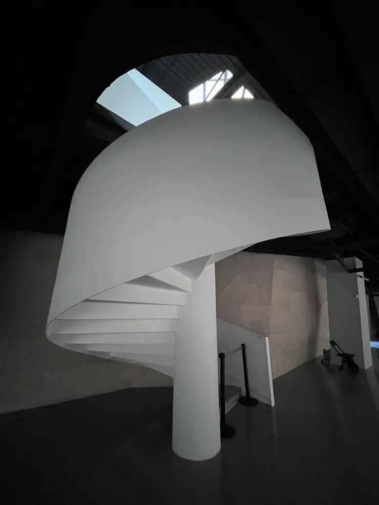 師大美術館建築內部很多巧思和驚喜。