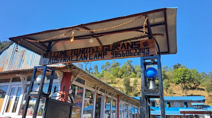 山區很多民宿, 當地稱 guest house