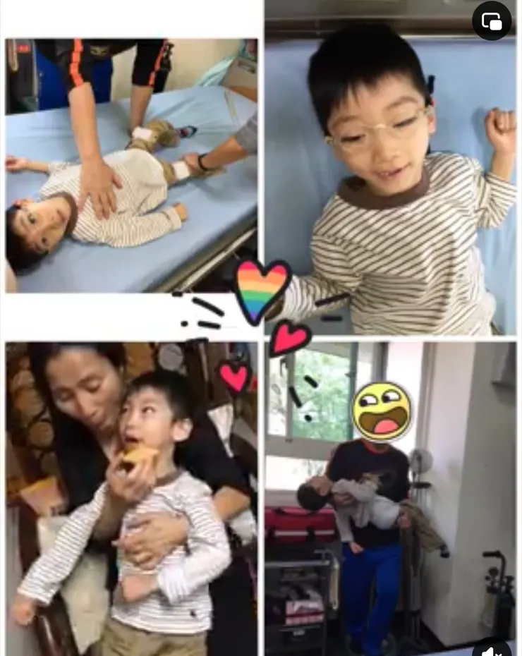 左上角是躺著量身高。