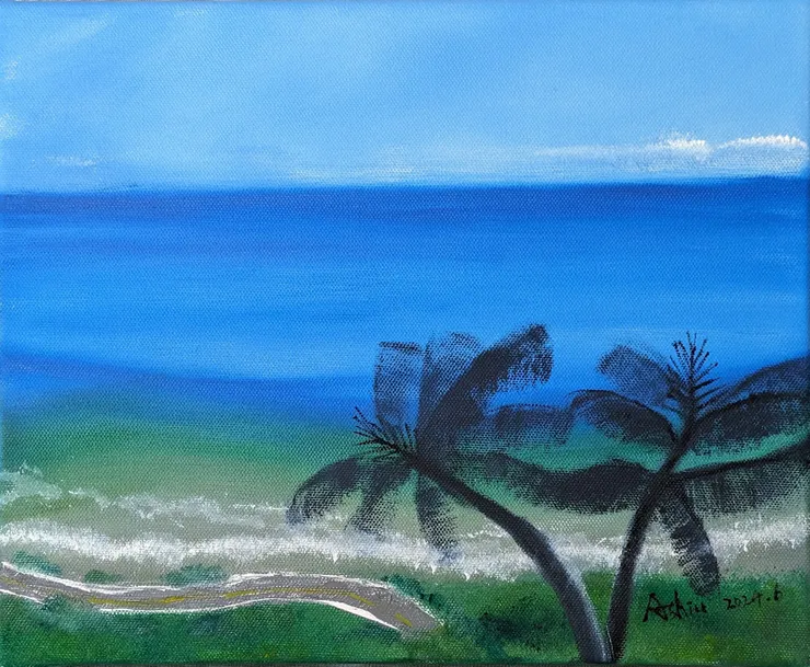 油畫，3F，南田觀景台