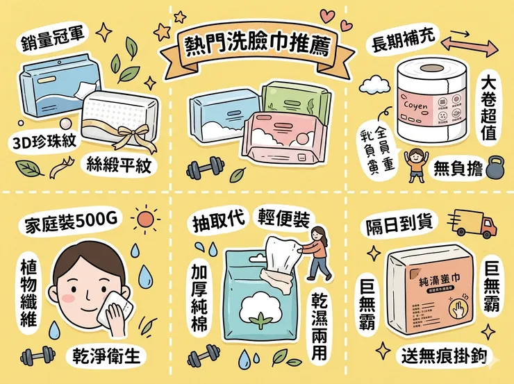 【洗臉巾推薦】戒掉毛巾痘痘全消失!Dcard/PTT神級洗臉巾評比:痘痘肌/不掉棉絮,我的心機/情揮 一次性棉柔洗臉巾
