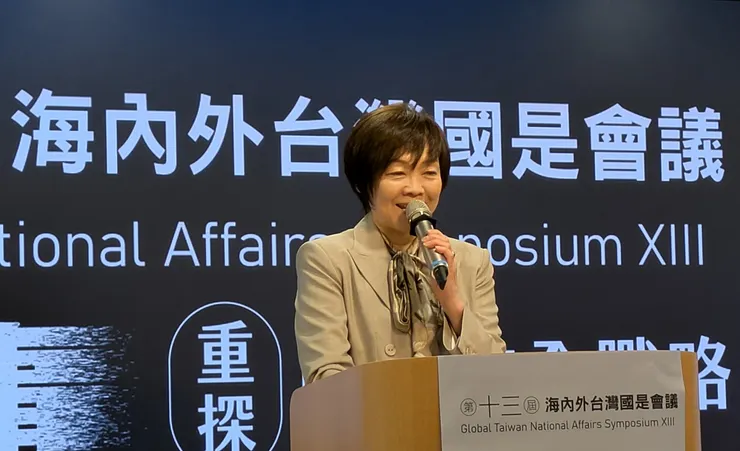 20250419安倍昭惠出席第十三屆海內外台灣國是會議演講（照片來源：台灣獨立建國聯盟）