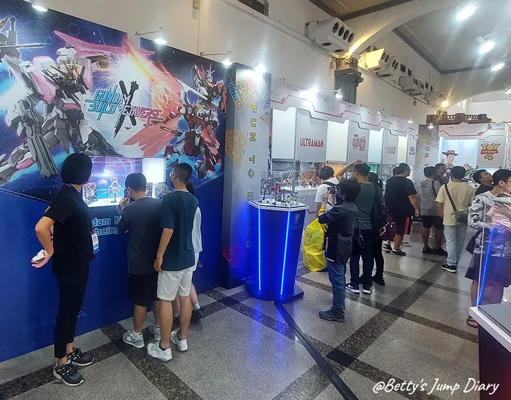 ▲2023萬代組裝模型巡迴特展-台中場/圖片來源:Betty's Jump Diary