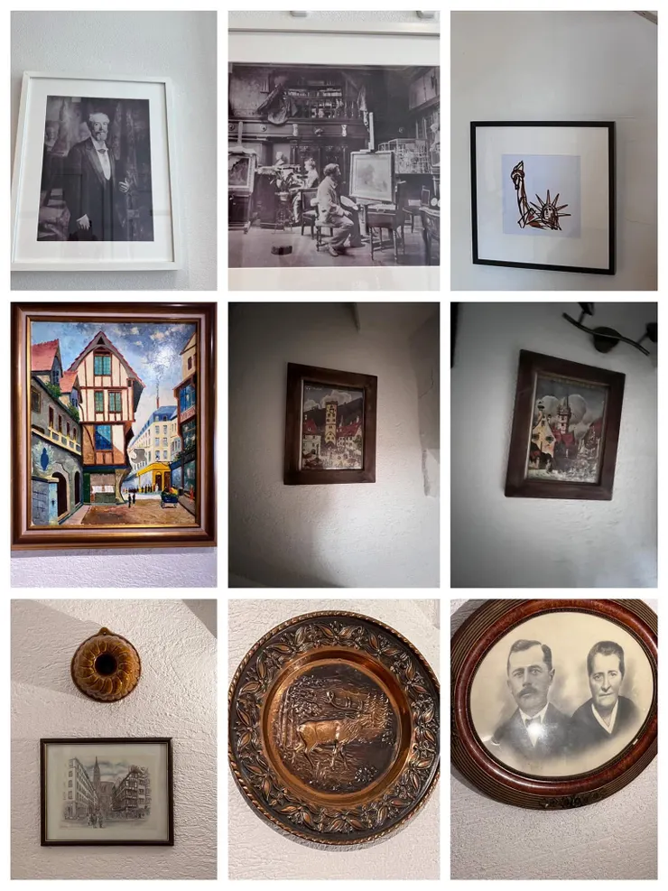 公寓牆上掛著Bartholdi的照片