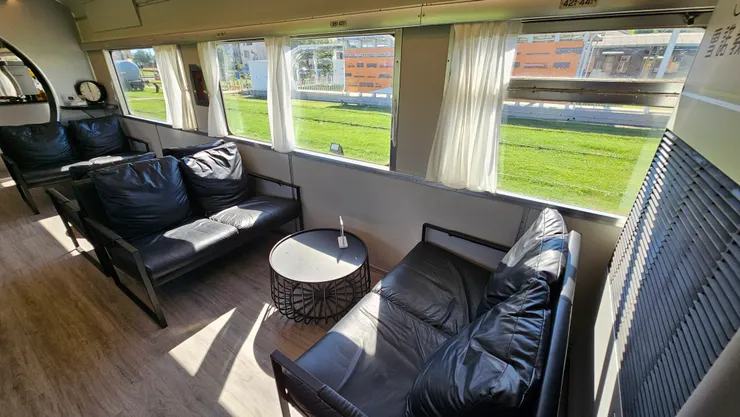 車廂內的採光真的好讚!